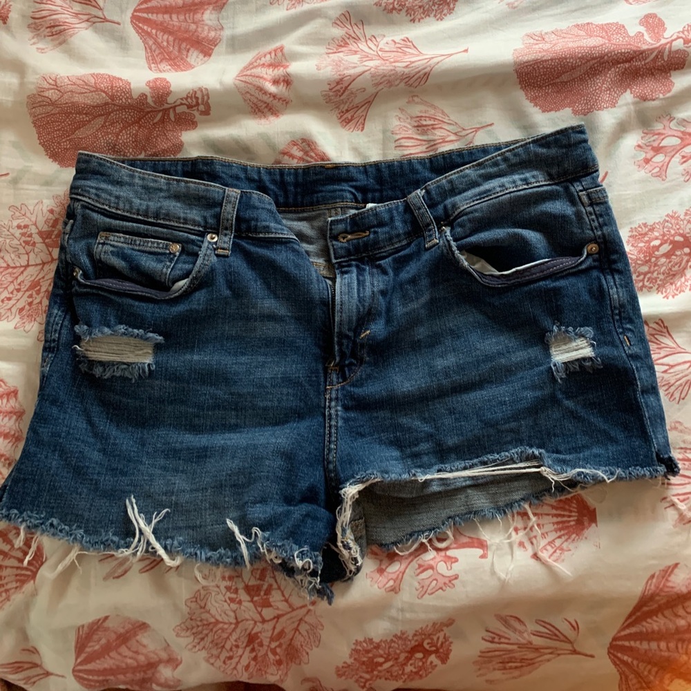 H & M ripped Jean shorts
